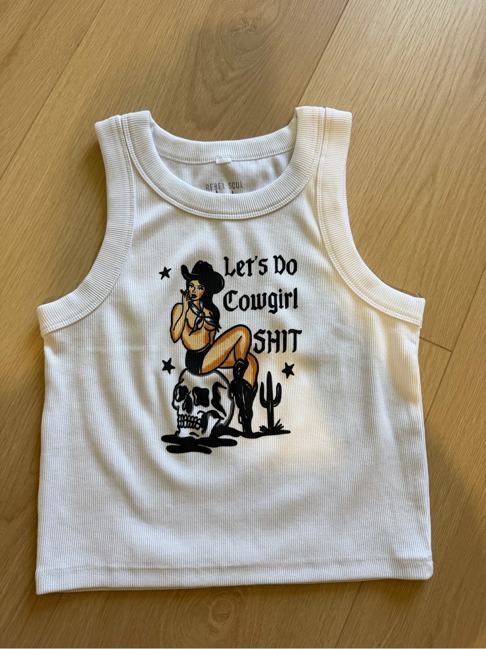 100% cotton rebel soul tank
